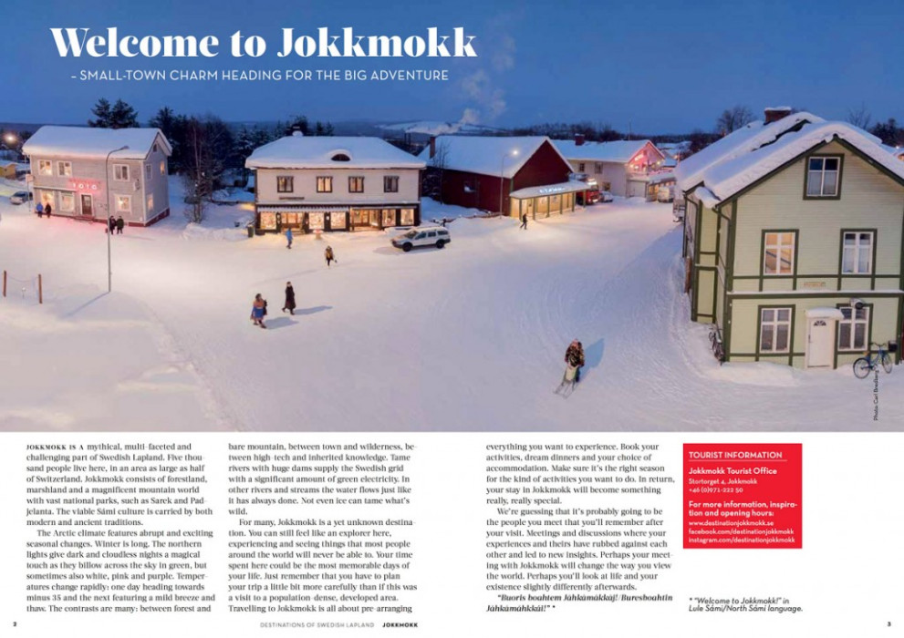 Destination Jokkmokks vinterbroschyr 2017